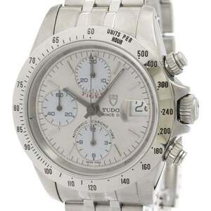 TUDOR Chrono Time Prince Date Tiger Steel Mens Watch 79280P Polished